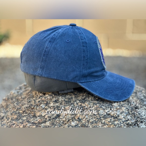 NWT Candy Did It! Handmade Blue Twinkle Mercedes Benz Vintage Look Ball Cap - Picture 5 of 10